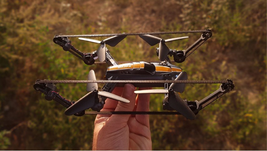 Dron X-TANKCOPTER wyglądem przypominający czołg podbija świat. Powstał na Podkarpaciu [ZDJĘCIA]