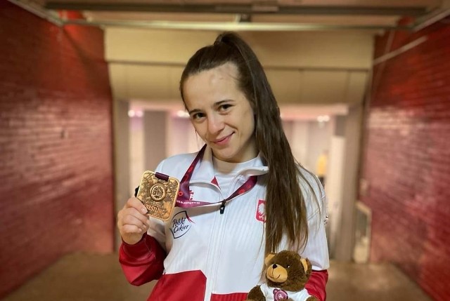 (Anhelina Łysak z Cementu-Gryfa Chełm zdobyła w Bukareszcie brązowy medal zapaśniczych mistrzostw Europy seniorów w kategorii wagowej do 57 kg)