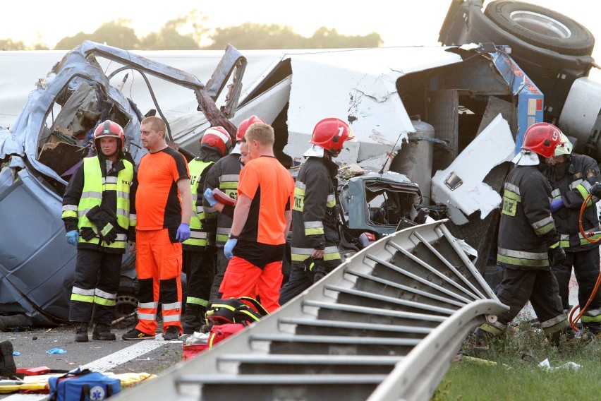 Do wypadku doszło w lipcu 2015 na A4 na wysokości Oławy