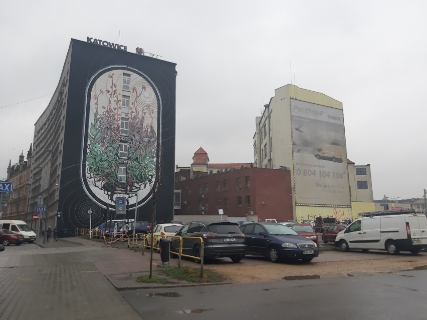 Ogromny mural przy ulicy Młyńskiej