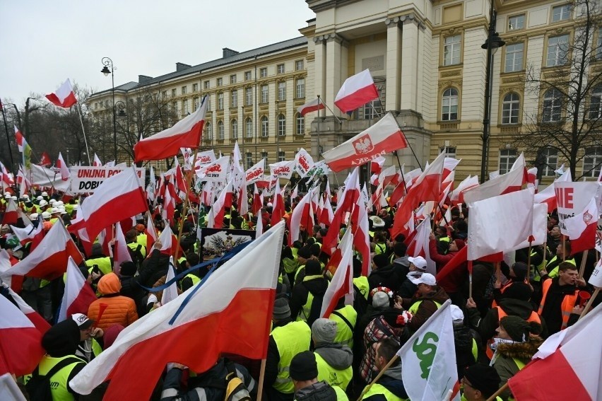 Tysiące rolników na ulicach Warszawy.