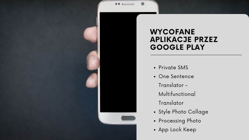 Google Play regularnie wycofuje aplikacje, które zostały...