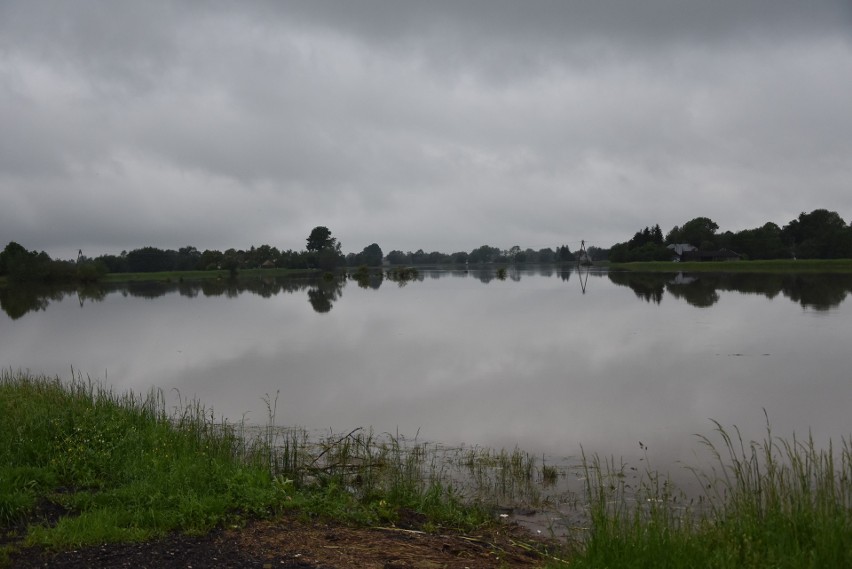 Kolejny dzień walki z powodzią na Powiślu Dąbrowskim. Wiele domów stoi nadal w wodzie [ZDJĘCIA]