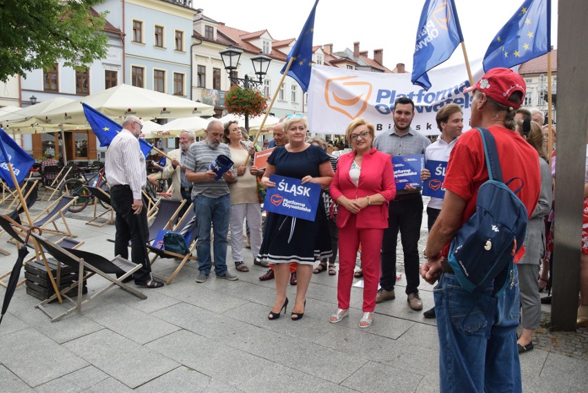 Bielsko-Biała: Posłanki Mirosława Nykiel i Małgorzata Pępek przedstawiły założenia akcji #POrozmawiajmy
