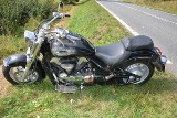 W miejscowości Głojsce po zderzeniu z jeleniem motocyklista wjechał do rowu. Trafił do szpitala