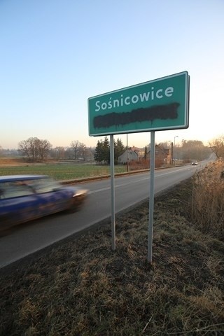 Dwujęzyczne tablice w Sośnicowicach