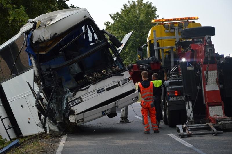 Wypadek autobusu z pracownikami Amazona, 01.09.2015