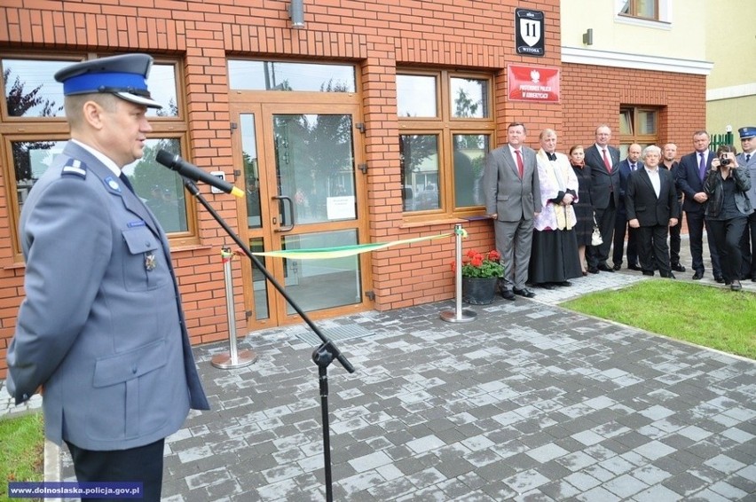 Uroczyste otwarcie posterunku w Kobierzycach