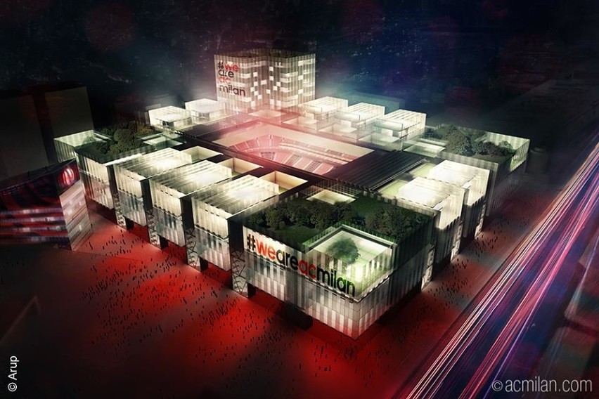 Nowy stadion Milanu - projekt