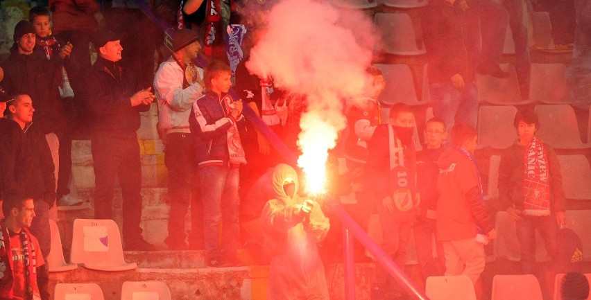 Kibice na meczu Widzew - Lechia [ZDJĘCIA+FILM]