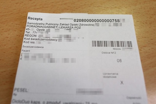 Opolski NFZ skontrolował w 2012 r. ponad 5 tysięcy recept.