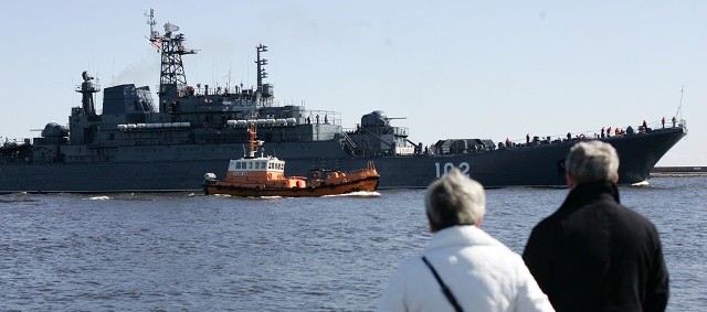 Rosyjski okręt będzie w Świnoujściu do poniedziałku, do godz. 10.