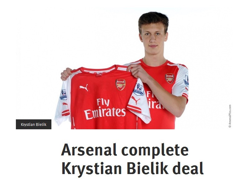 Krystian Bielik już oficjalnie w Arsenalu. Bielik został...