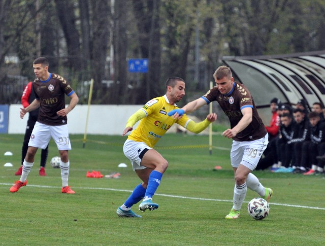 22.04.2022, Kraków: mecz Garbarnia - Olimpia Elbląg