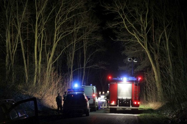 Śmiertelny wypadek na drodze krajowej nr 92. Samochód zderzył się z jeleniem.