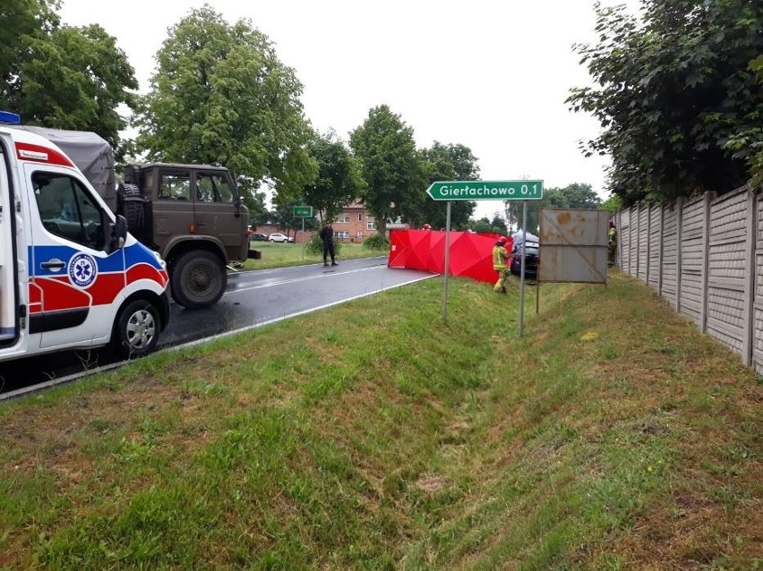 Śmiertelny wypadek na trasie Jerka - Krzywiń. Do wypadku...