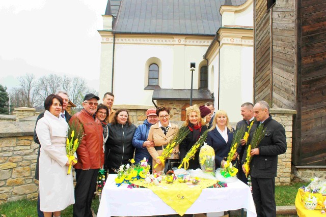 Podczas kiermaszu Wielkanocnego w Krynkach. Zobaczcie na kolejnych zdjęciach najwyższe palmy.