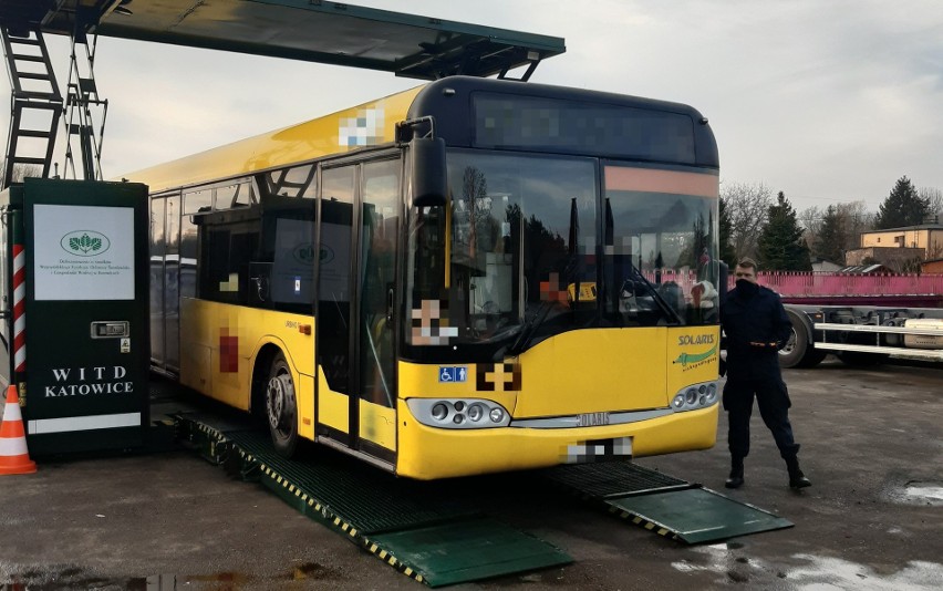 Kontrole autobusów miejskich w aglomeracji śląskiej....