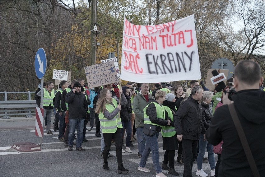 Protest w Rytrze. Uczestnicy zablokowali drogę krajową nr 87