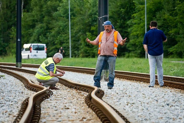 Na trasie linii tramwajowej do Fordonu w Bydgoszczy pogięły się tory