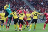 Widzew Łódź - GKS Katowice 3:1. Zdjęcia z kolejnej porażki zespołu Rafała Góraka