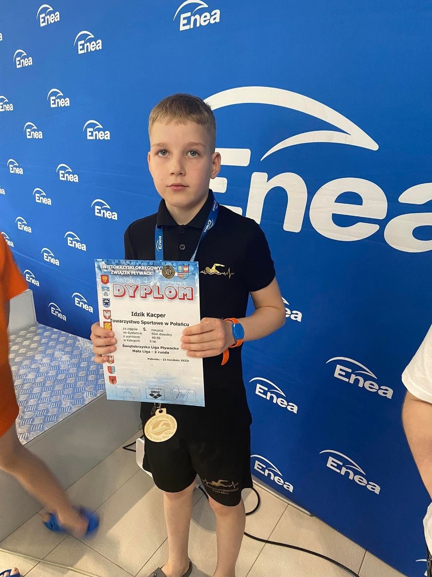 Sukcesy młodych pływaków z Połańca i Staszowa w kolejnej rundzie Małej Świętokrzyskiej Ligi Pływackiej  