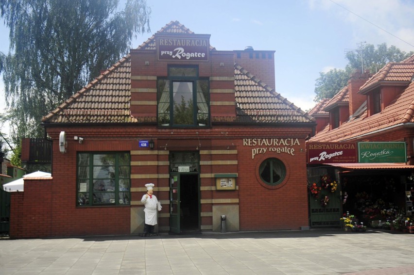 Rogatka przy ul Rakowickiej, obok pętli tramwajowej