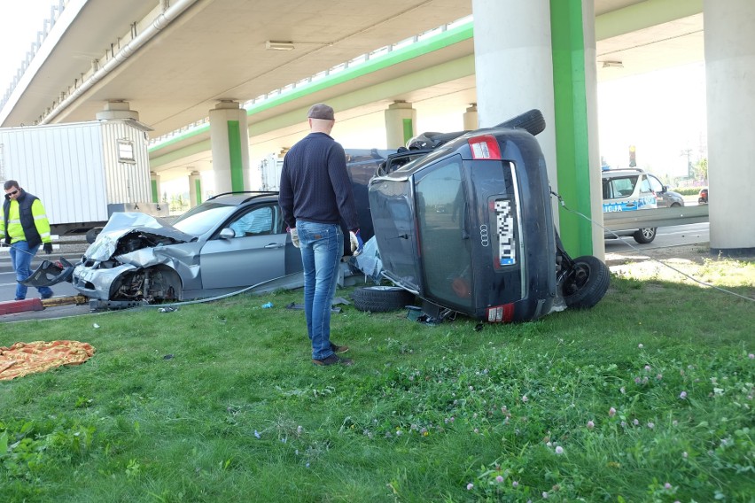 Wypadek na skrzyżowaniu ulic gen. Sosabowskiego i Kazimierza...