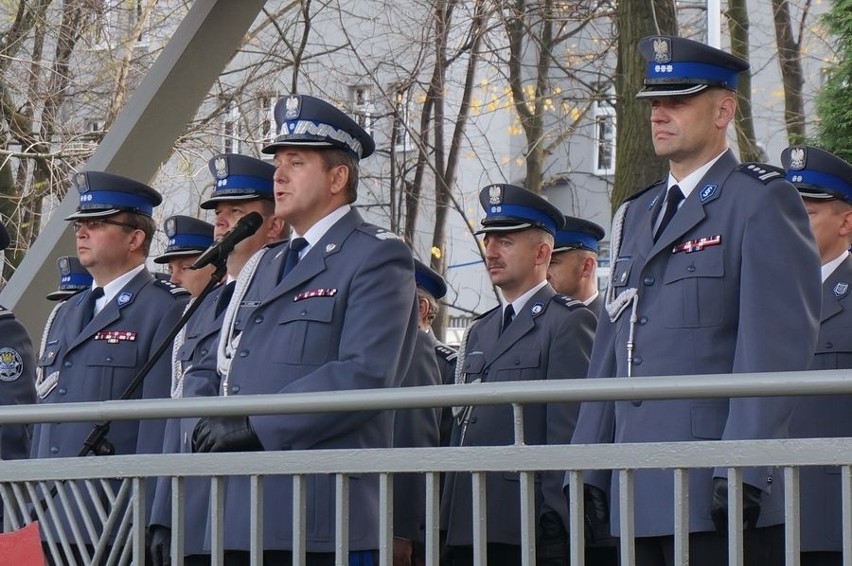 Ślubowanie policjantów w Katowicach