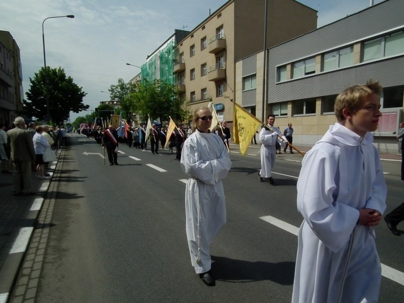 Boże Ciało - procesja centralna w Poznaniu.