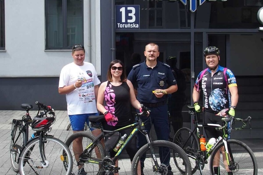 Policjant z Inowrocławia wziął udział w charytatywnej...