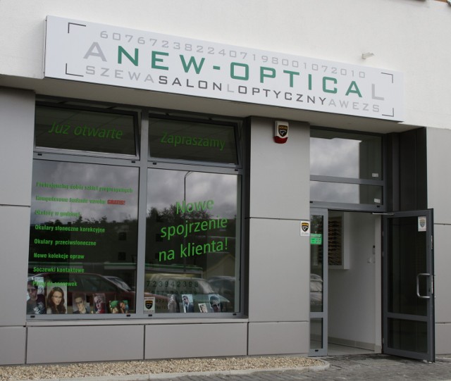New-Optica mieści się w Galerii Antoniuk, przy ul. Antoniukowskiej 56. W lokalu nr.38.