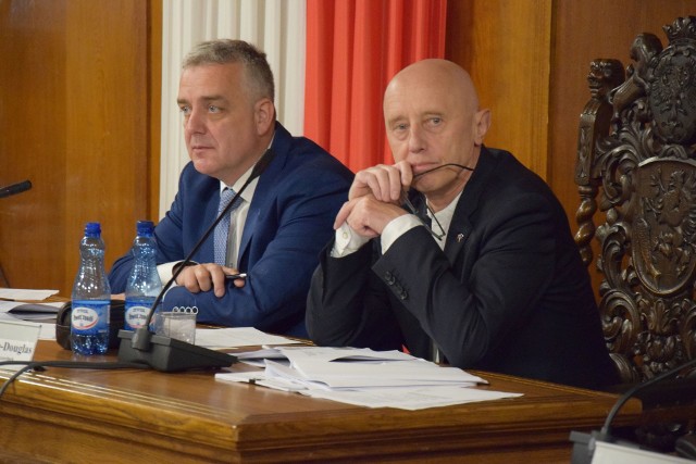 Włodarze Szczecinka Daniel Rak (z lewej) i Jerzy Hardie-Douglas nadal będą najważniejszymi ludźmi w lokalnej Platformie Obywatelskiej