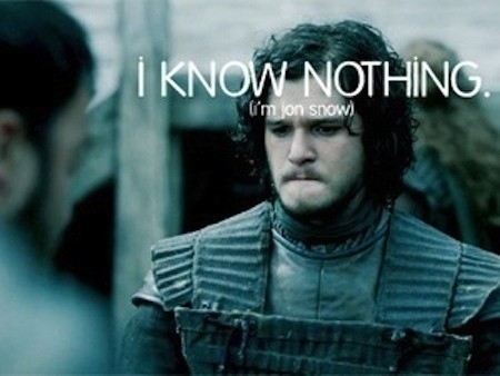 Jon Snow  („Gra o tron”) - chodzą głosy, że nie wie nic lub...