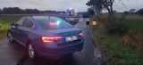 Śmiertelny wypadek w powiecie łomżyńskim. Auto uderzyło w rowerzystę. 55-latek nie żyje