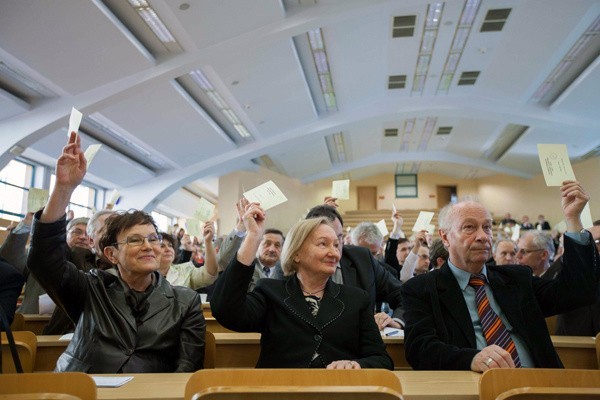 Wybory rektora Uniwersytetu Łódzkiego.