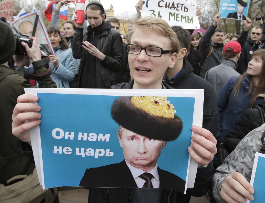 Protesty w Rosji. Ponad tysiąc zatrzymanych przeciwników Władimira Putina, m.in. Aleksiej Nawalny [ZDJĘCIA]