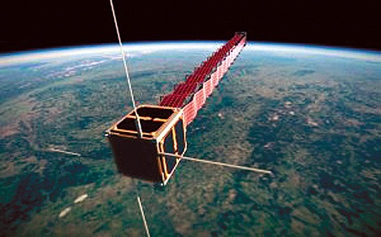 Studencki satelita, to niewielka kostka o rozmiarach 10 cm...