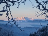 Muszyna. Ośnieżone Tatry widziane z góry Malnik. Niesamowite widoki z Sądecczyzny [ZDJĘCIA]