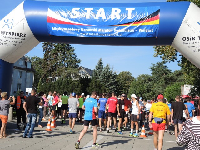 35. Maraton UznamskiZawodnicy z Polski i Niemiec mieli do pokonania trudną trasę.