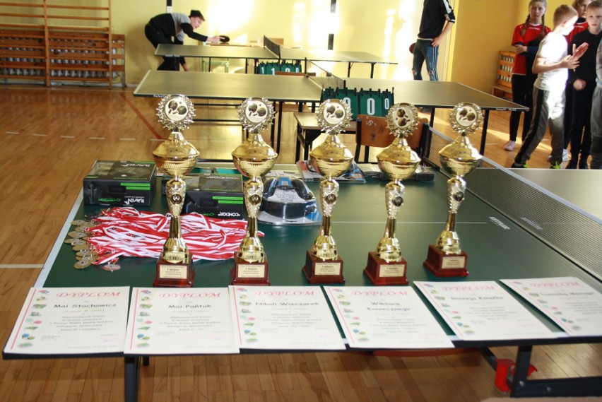 Turniej Tenisa Stołowego o Puchar Wójta Gminy Sobków