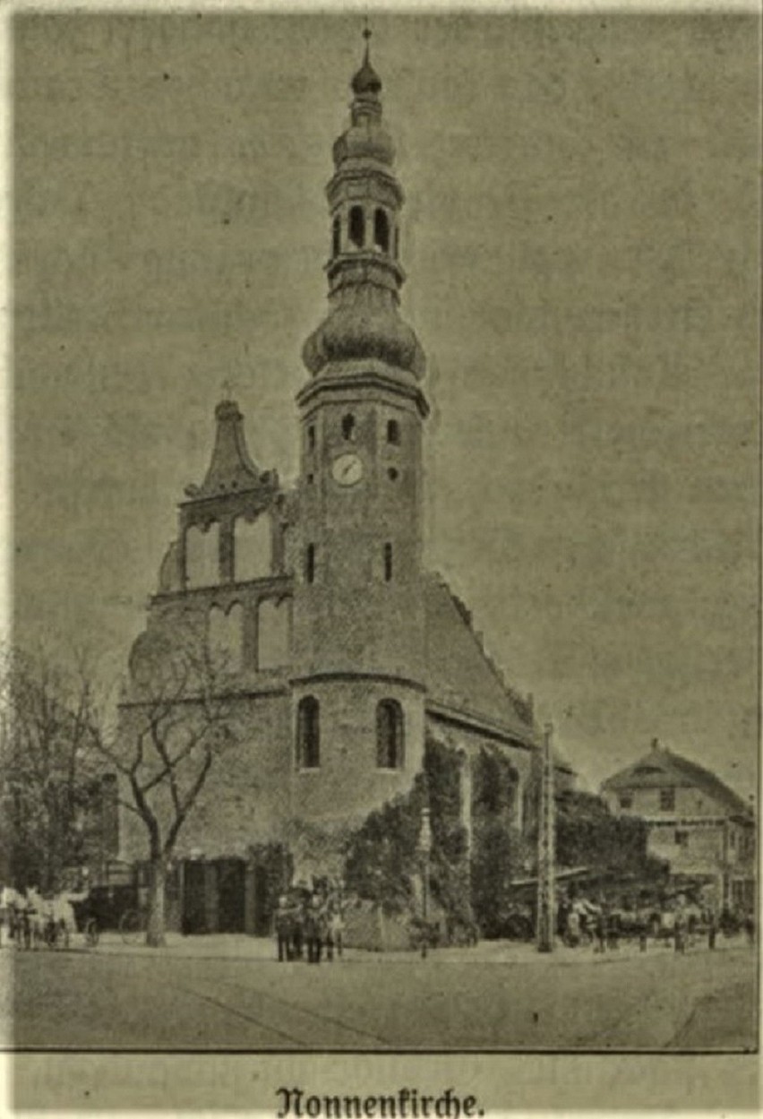 Kościół zakonnic (Klaryski służyły wówczas jako remiza straży pożarnej)