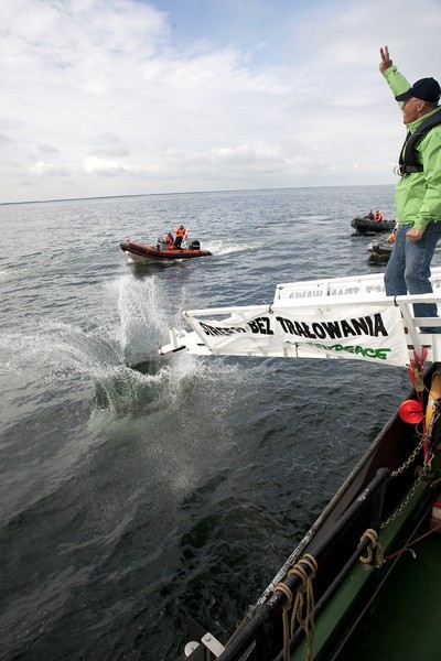 Greenpeace w Kołobrzegu.