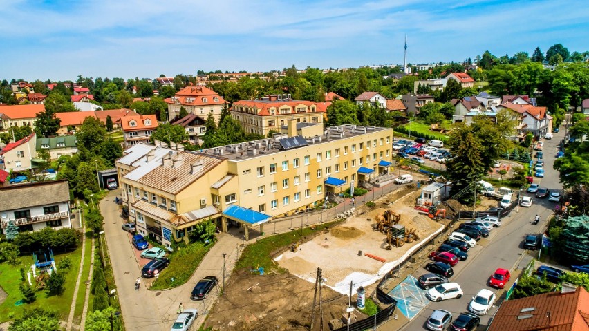 Ośrodek zdrowia w Wieliczce jest rozbudowywany o część...