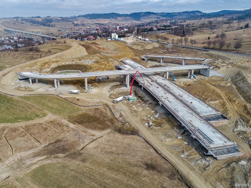 Budowa nowej zakopianki na odcinku Rdzawka - Nowy Targ