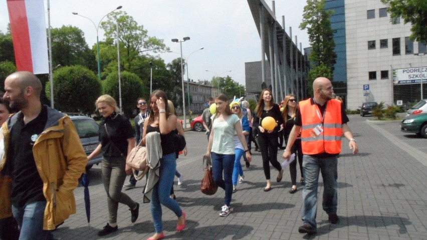 Juwenalia Zagłębiowskie 2015: Korowód studentów na ulicach...