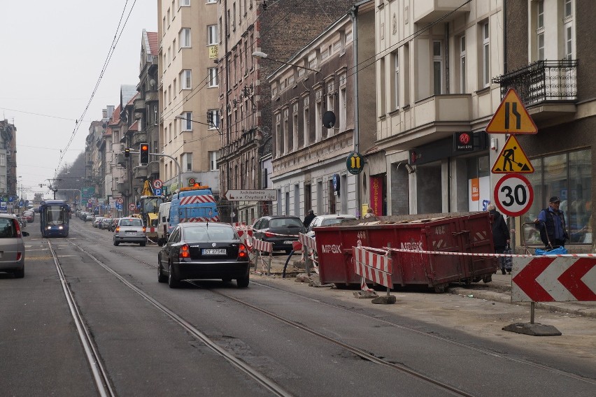 Przebudowa Kościuszki w Katowicach. Zmiana organizacji ruchu...