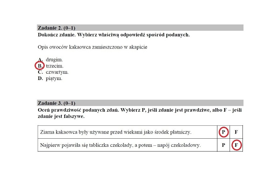 Odpowiedzi ze sprawdzianu szóstoklasisty 2016 - język polski...