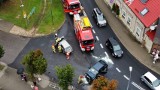 Groźny wypadek w Wągrowcu. Zderzyły się cztery samochody. Jedna osoba ranna. Zobacz zdjęcia