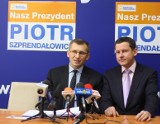 Minister Sprawiedliwości przywiózł poparcie dla Piotra Szprendałowicza i dobre wiadomości